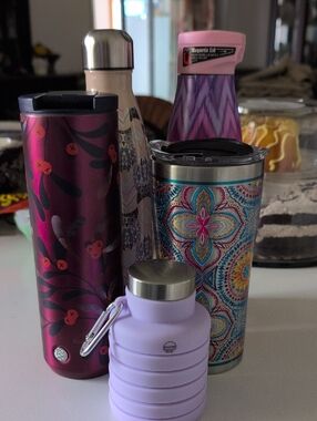 Starbucks Metallic Magenta Travel Tumbler